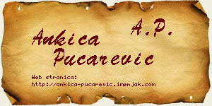 Ankica Pucarević vizit kartica